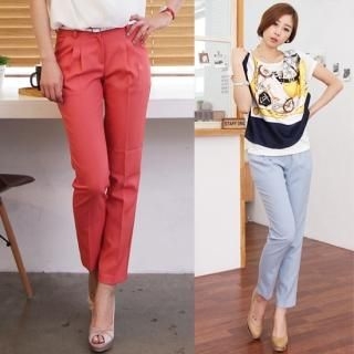 Ankle Length Straight-Fit Pants Ankle Length Straight-Fit Pants