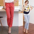 Black Queen - Ankle Length Straight-Fit Pants