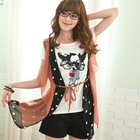 Tokyo Fashion - Inset Dotted Top Vest