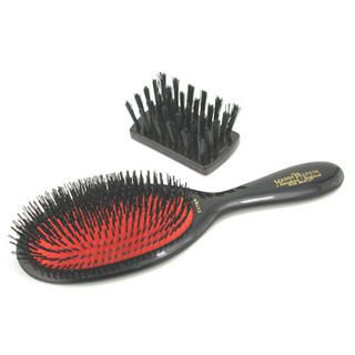 Boar Bristle - Small Extra Pure Bistle Hair Bush (Dark Ruby)