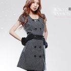 Tokyo Fashion - Double-Breasted Gingham Dress