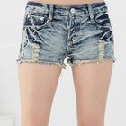 RingBear - Sequined Denim Shorts