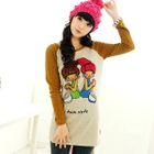 59 Seconds - Girl Print Raglan Knit Dress