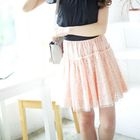 Tokyo Fashion - Tulle Layered Lace Skirt