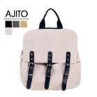 AJITO - Buckled Canvas Backpack