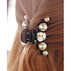 Miss21 Korea - Faux-Pearl Hair Claw Miss21 Korea - Faux-Pearl Hair Claw