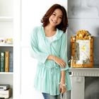 JK2 - Drawstring Hooded Chiffon Cardigan