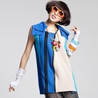 Othermix - Side-Zip Color-Block Vest