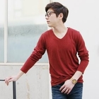 Groove9 - V-Neck Knit Top