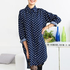 59 Seconds - Polka Dot Shirtdress 59 Seconds - Polka Dot Shirtdress