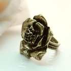 Fit-to-Kill - Vintage Rose with Black Crystal Ring