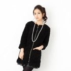 ageha@shibuya - Dual-Pocket Fleece Zip Jacket