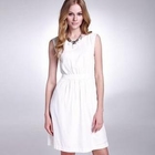 Moonbasa - Sleeveless Buttoned 2-Way Dress