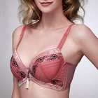Moonbasa - Fringe-Detail Lace-Trim Bra