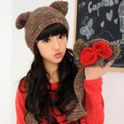59 Seconds - Ear-Accent Hooded Scarf
