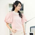 59th Street - Puff-Sleeve Button Back Blouse
