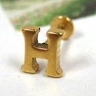 OWL Fashion - Gold 'H'Single Earring