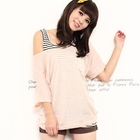 ZOO - Set: Appliqué Top + Striped Tank Top