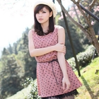 CatWorld - Sleeveless Heart-Print Dress