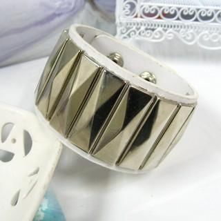 Faux-Leather Studded Bracelet Faux-Leather Studded Bracelet