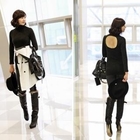 yerwang - Open-Back Turtleneck Top