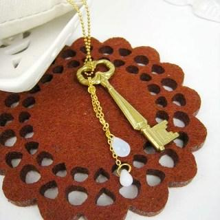 Gold Kingdom's Key Necklace