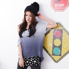 D.P-Shop - Gradient V-Neck Top