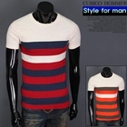 CUBICO - Short-Sleeve Color-Block T-Shirt