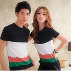 Sha 2 Shop - Color-Block Short-Sleeve Tee