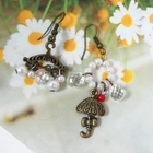 Angelove - Lovely Umbrella with Hanger Earrings