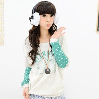 'ATIRACTVE' Print Top 'ATIRACTVE' Print Top