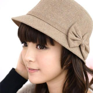 Bow Accent Cloche Hat