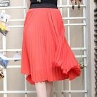 Meteshow - Pleated Chiffon Midi Skirt