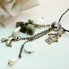 Fit-to-Kill - Vintage Bird and Little house Necklace