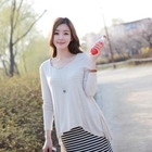 CLICK - Inset Top Stripe Dress