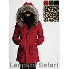KENZI - Faux-Fur Trim Hooded Parka