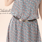 CatWorld - Faux-Leather Elasticized Belt