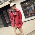 Groove9 - Double-Breasted Jacket with Sash