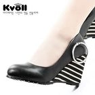 Kvoll - Rhinestone-Hoop Striped Wedges