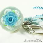 Sweet & Co. - Sweet Glitter Blue Cupcake XL Bag Charm