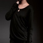 Moonbasa - Thermal Set: Keyhole-Front Top + Leggings