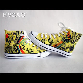 'Colorful World' High-Top Sneakers 'Colorful World' High-Top Sneakers