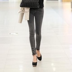 Koo - Lace-Up Accent Skinny Jeans