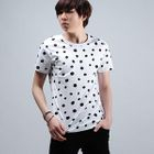 SLIM&FIT - Dot Print T-Shirt
