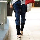SOHO Central - Ruched Hem Jeans