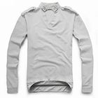 Justyle - V-Neck Epaulet-Accent Top
