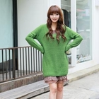 Celli Girl - V-Neck Knit Dress