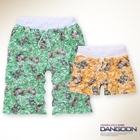 DANGOON - Cat Print Terry Shorts