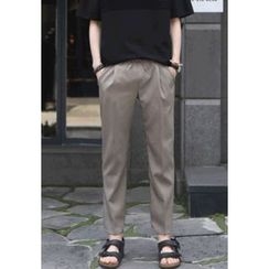 PLAYS - Band-Waist Tapered Pants PLAYS - Band-Waist Tapered Pants