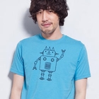 SOFU - 'Robot boy' Print T-Shirt